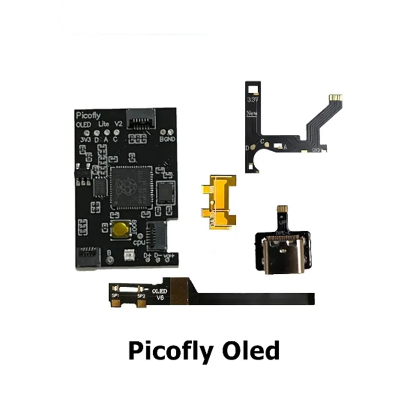 Hwfly Picofly oled RP2040 Raspberry pi pico pic Oled Chip Support Oled Console