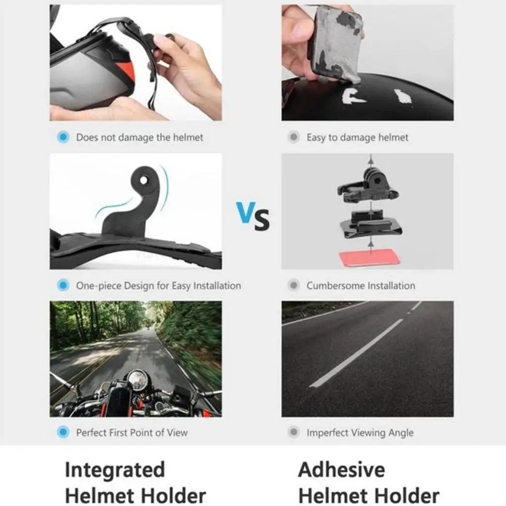 Helmet Chin Mount for Phone Go Pro Action Camera Motorcycle Strap Holder Cycling Mobile Phone Holder Camera Chin Bracket