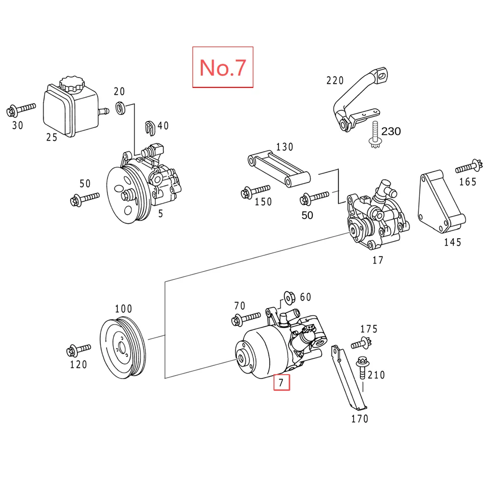 Power Steering ABC Tandem Pump For Mercedes S430 S500 S55 S600 S350 W220 CL500 CL55 CL600 W215 w/Active Body Control 0034662401