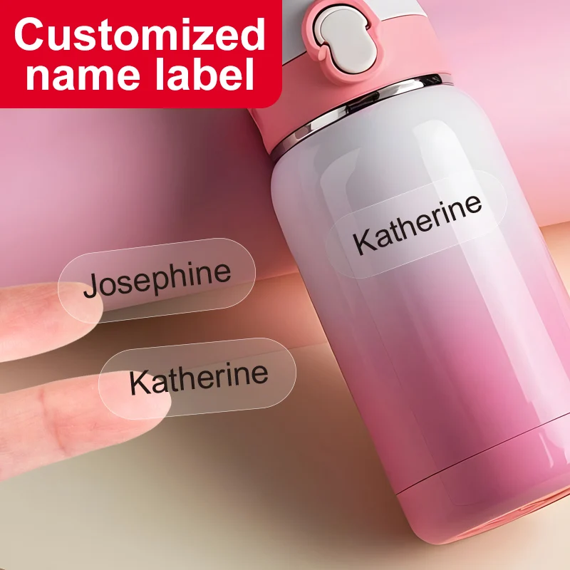 ‌ Pegatinas impermeables personalizadas, etiquetas de nombres escolares personalizadas, reutilizables para mochilas para niños, botellas deportivas y suministros artesanales