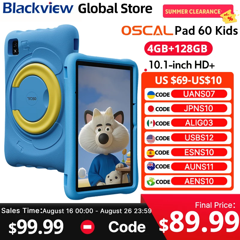 Blackview Oscal Pad 60 Kids tablet 4GB 128GB