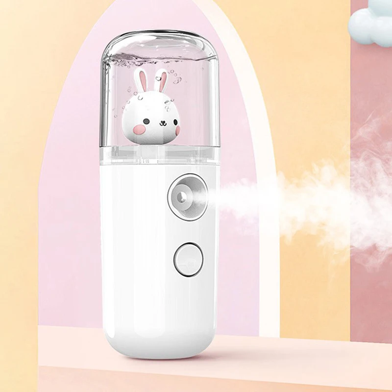 Mini pulvérisateur de brume facial aste USB, humidificateur à vapeur, nébuliseur hydratant pour le visage, outils de soins de la peau de beauté portables