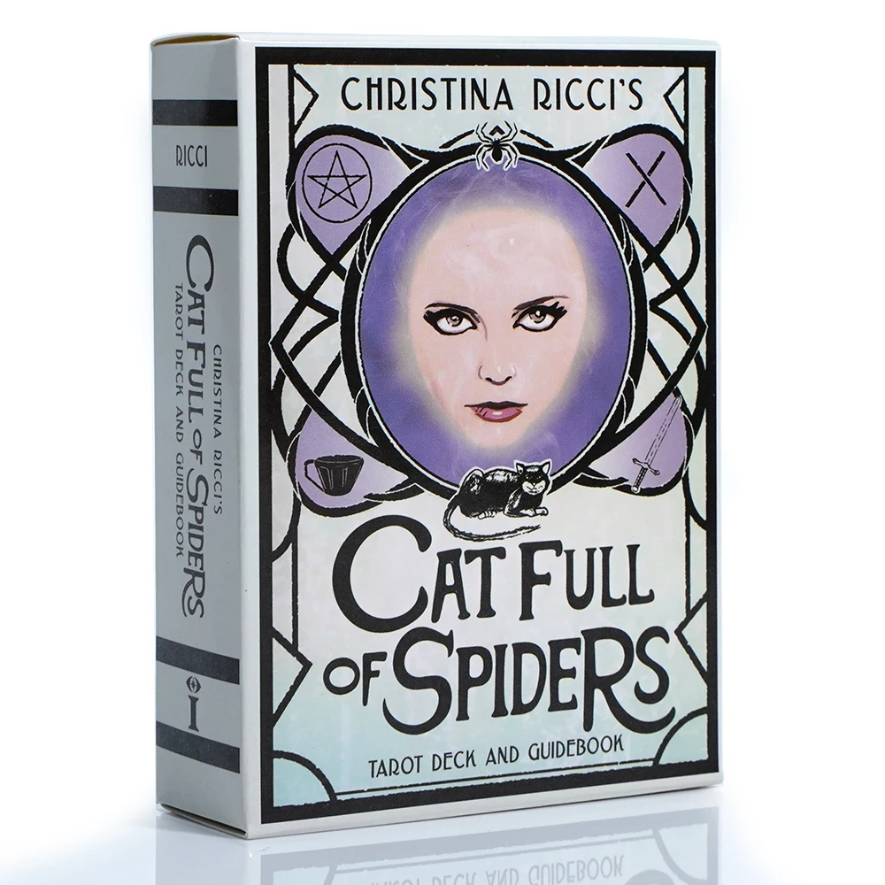 Katze voller Spinnen Tarot-Deck Faszinierende Tarotkarten für Wahrsagerei und Selbstentdeckung Entdecken Sie das mystische Familienpartyspiel