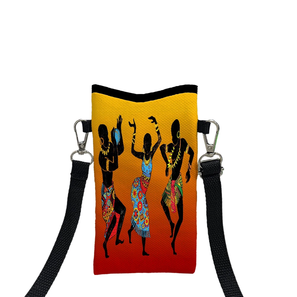 Abstrakte Charaktere Mode Handytasche Multifunktionale Umhängetasche Handytasche Verstellbarer Riemen Umhängetasche für Frauen4.19 – Detail 1