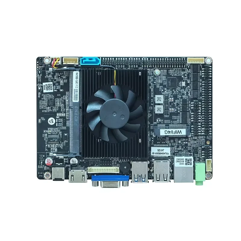 BOLRZO 2026 ELSKY popular 3.5 inch car J4125 main board, suitable for parking lot M415SE dual LAN 1000Mbps 6 * COM DDR4