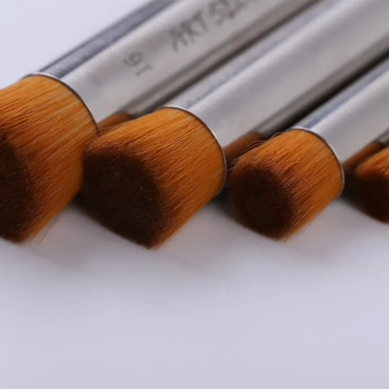 ArtSecret New Arrival 1351 1352 Pastel Brushes Anti-Drop Hair Ferrule Metal Beech Wooden Handle Acrylic Paints Art Tool Supplies