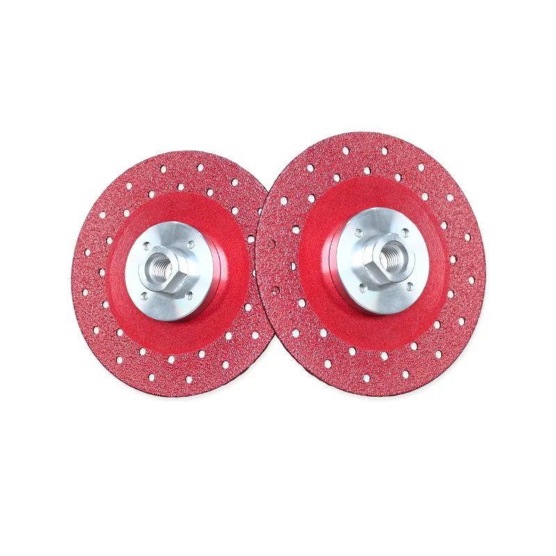 

Diamond Porous Star Cutting Disc with Flange for Ceramic Marble Glass Stone Cutting