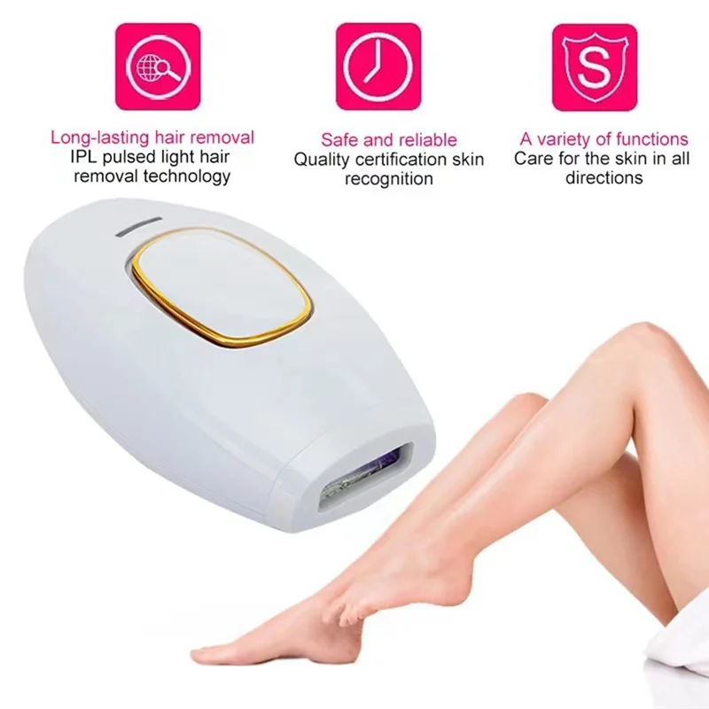 5-Level-Laser Bikinis Pulses Epilator Painless Laser- Hair Removal Facial Depilator Electric Trimmer Black AU Plug