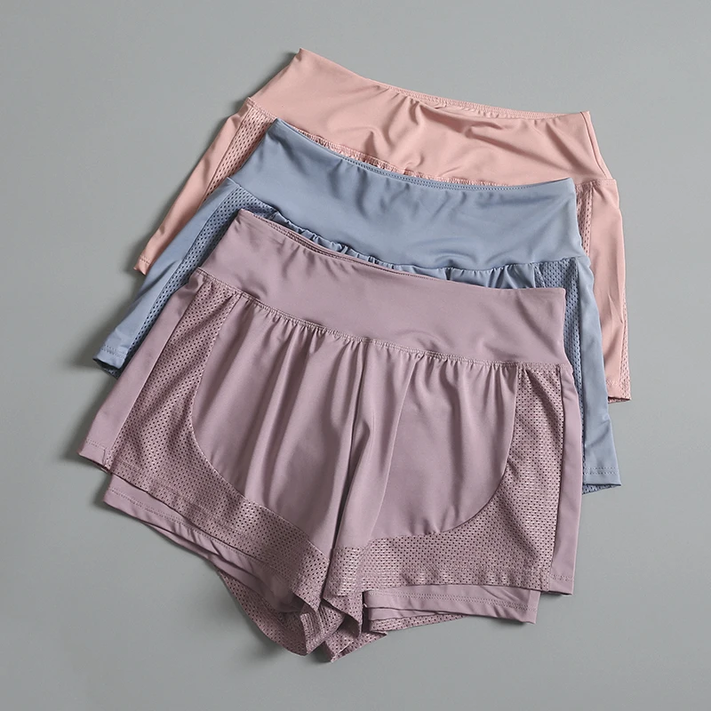 Professional yoga suit sports shorts for women loose anti-exposure casual pants running fast drying breathable fitness hot