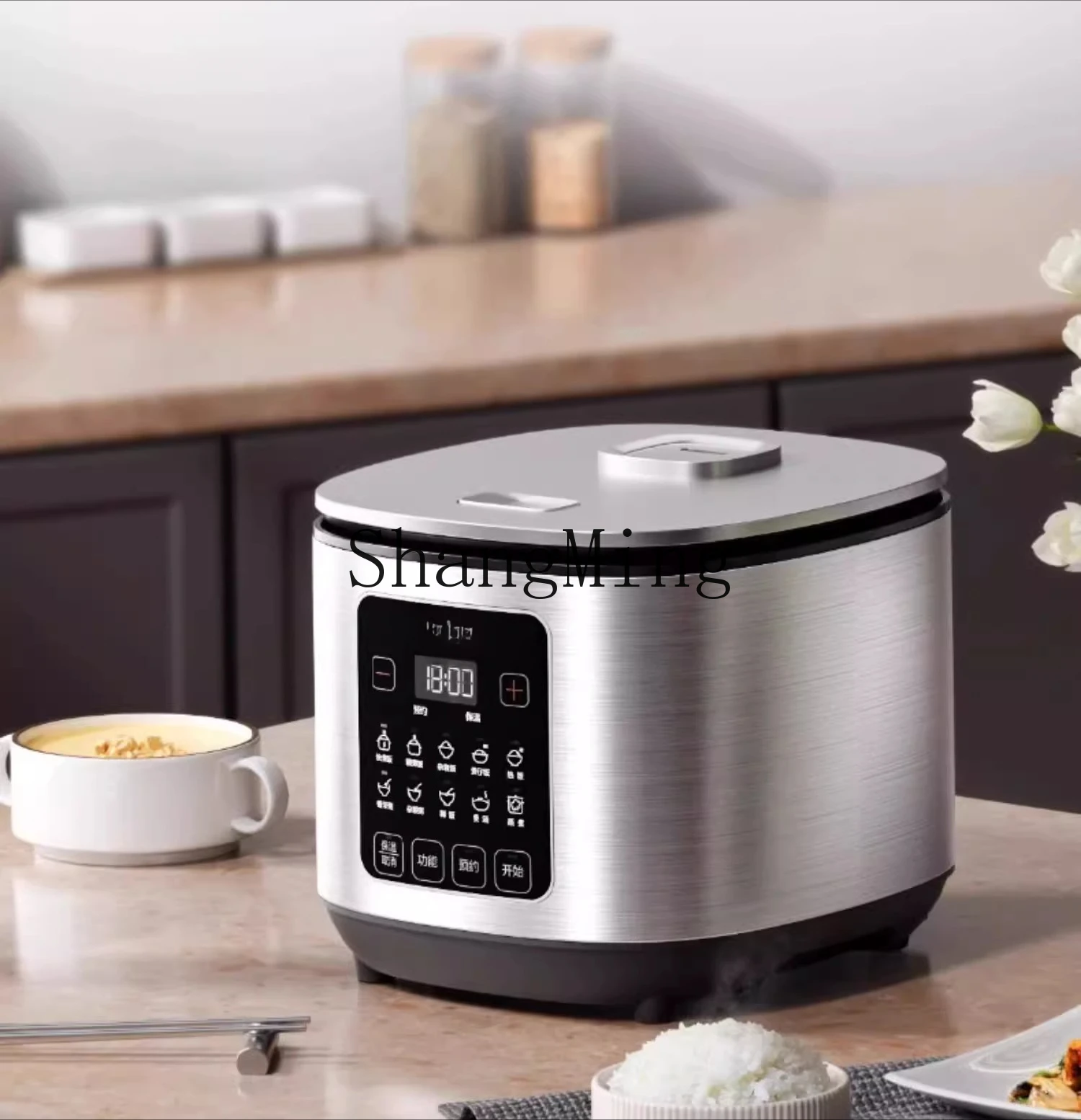 Fornello di riso SM Fornello di riso a pressione domestico intelligente multifunzionale Mini piccolo dormitorio
