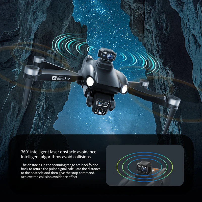 Drone 8K Professional Dual Camera GPS Avoidance Quadcopter Optical Flow Localization 3-side avoidance