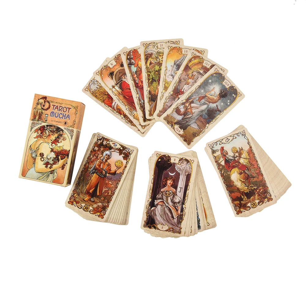 Tarot Mucha by Lo Scarabeo An extraordinary tribute to art nouveau pioneer Alphonse Mucha 78 Card Deck