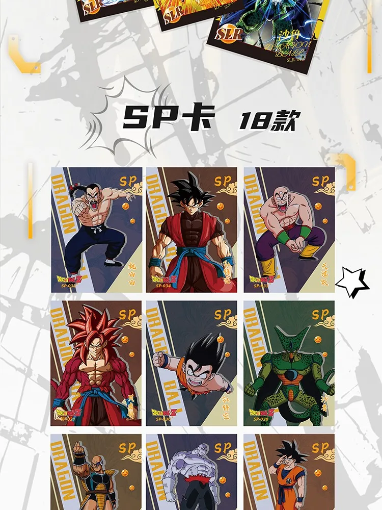 2024 Dongka Wave 2 Dragon Ball Card Anime Character Son Goku Bulma Piccolo Flash MR SLR Game Collection Card Zabawka dla dzieci Prezent