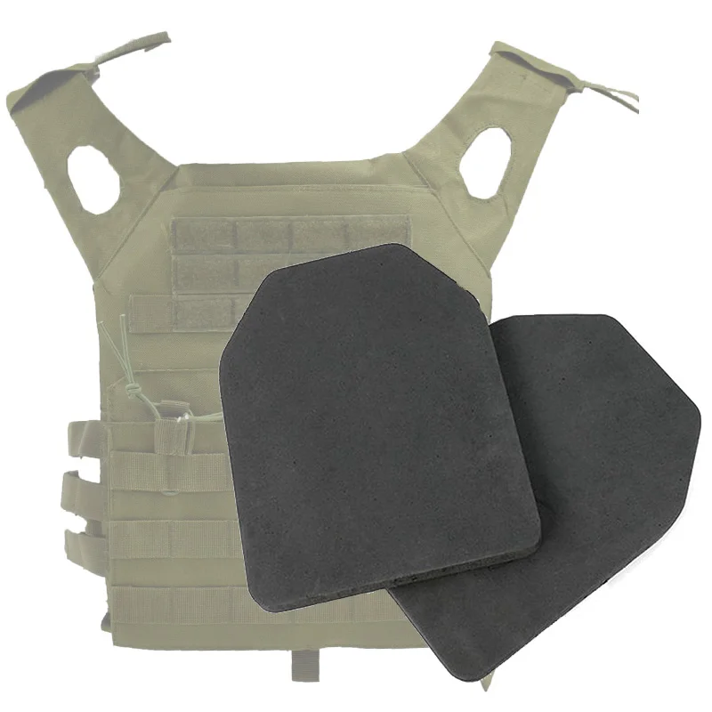 2 Pack Black EVA Tactical Airsoft Paintball Vest Inner Liner Foam Pad Plates Lightweight Breathable Sports Fitness Gear