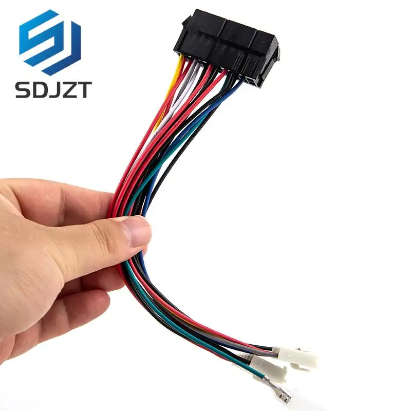 20Pin ATX To 2Port 6Pin AT Converter Power Cable Cord for 286 386 486 Computer