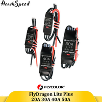 Flycolor Flydragon Lite Plus 2-4S 5V 20A/30A/40A/50A Brushless ESC Electric Speed Controller for RC Drone Airplane