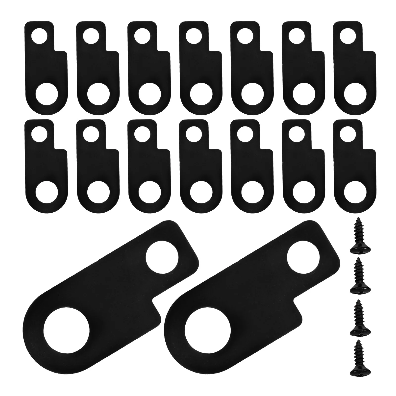 

16Sets Electric Guitar Pedal Mounting Brackets Metal Quick Install Stable Effects Pedal Board Kit Universal Guitar Parts Set