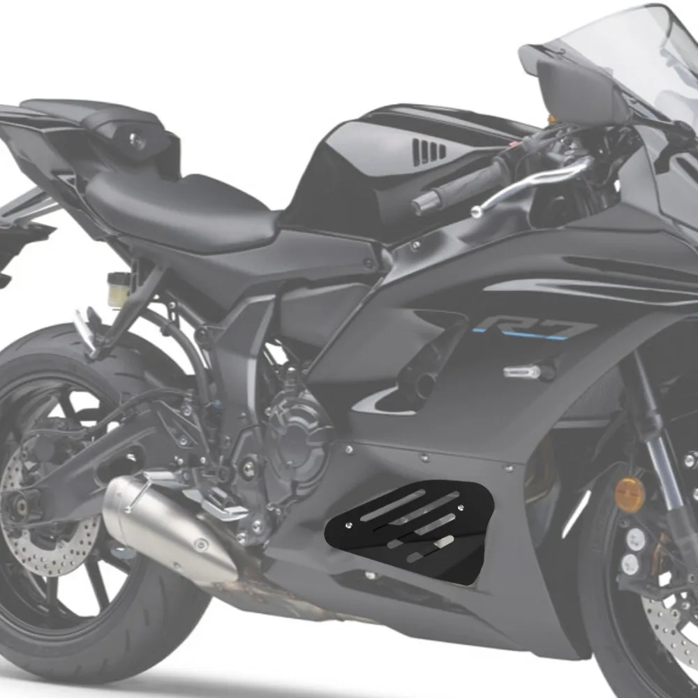 YZF R7 untuk Yamaha YZF R7 YZF-R7 2021 2022 2023 2024 2025 Aksesori Motor Perlindungan Pelindung Pipa Knalpot Depan
