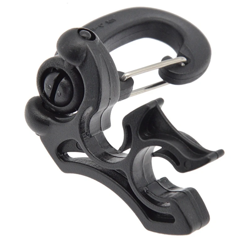 Diving Spare Second-Stage Quick Release Buckle BCD Breathing Regulator Pipe Clamp Low-Pressure Pipe Clamp Hose Hook