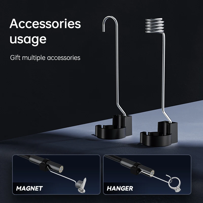 1080P HD 4.3 Inch Dual Single Lens Piping Sewer Endoscope Borescope Sewer Channel Pipe Inspection Camera For Cars Endoscope