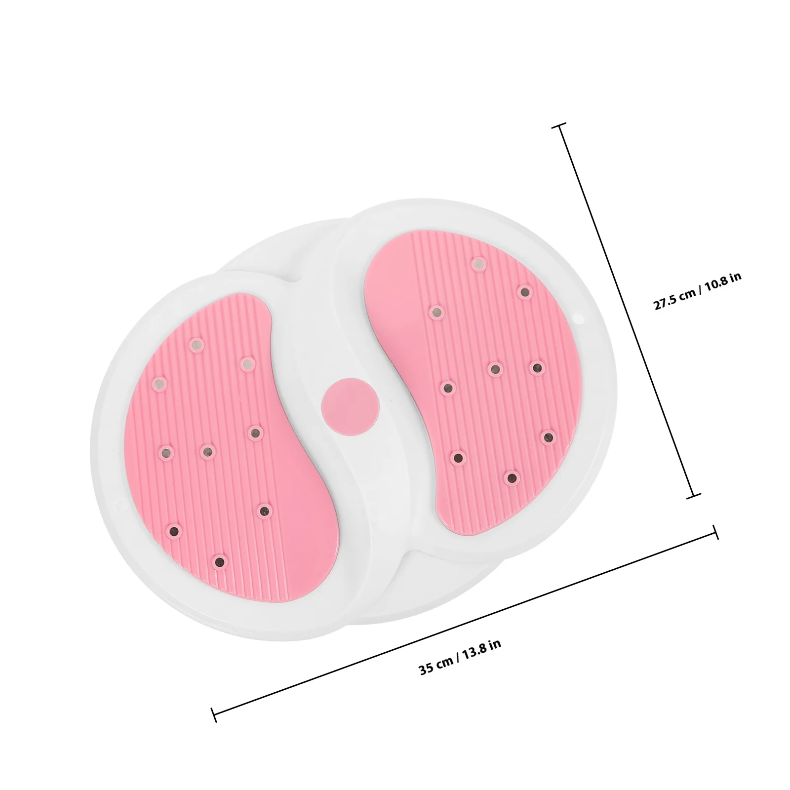 1 قطعة القرص التواء الخصر البلاستيك الصلب عدم الانزلاق سطح ثلاثية الأبعاد دوران عالية التأثير تخفيض الدهون آلة التخسيس ل