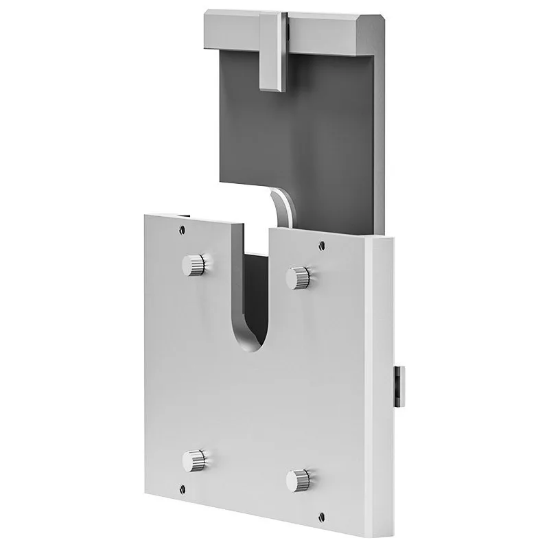 Адаптер VESA для нового iMac M1/M2/M3 – 75x75 и 100x100, алюминий, обработанный на станке с ЧПУ, полная силиконовая защита, быстрая установка.
