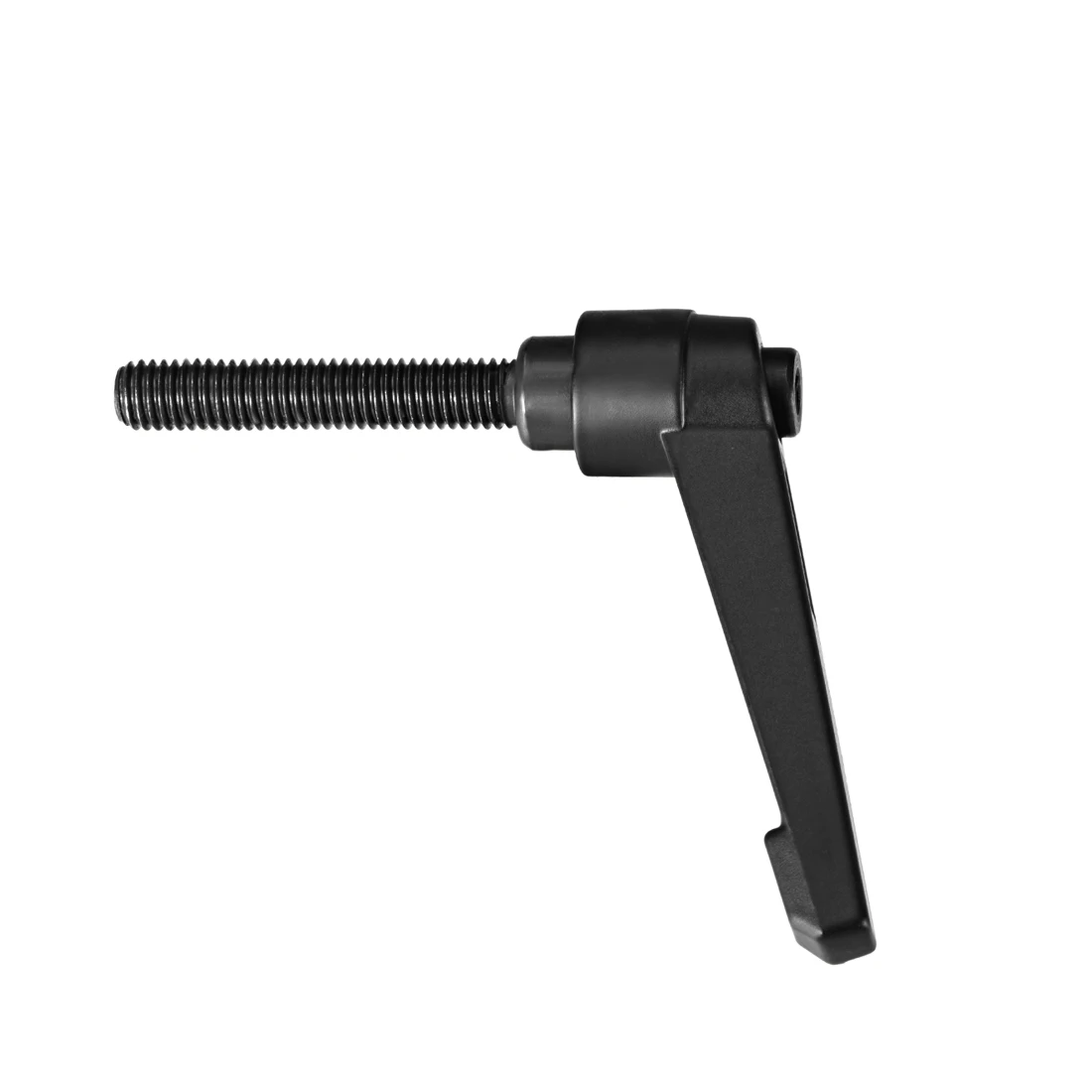 5pcs Adjustable Clamping Lever Handle M8x60mm Oxide Carbon Steel Male Threaded Stud Hand Knobs Ratchet Rotating Screw Handles