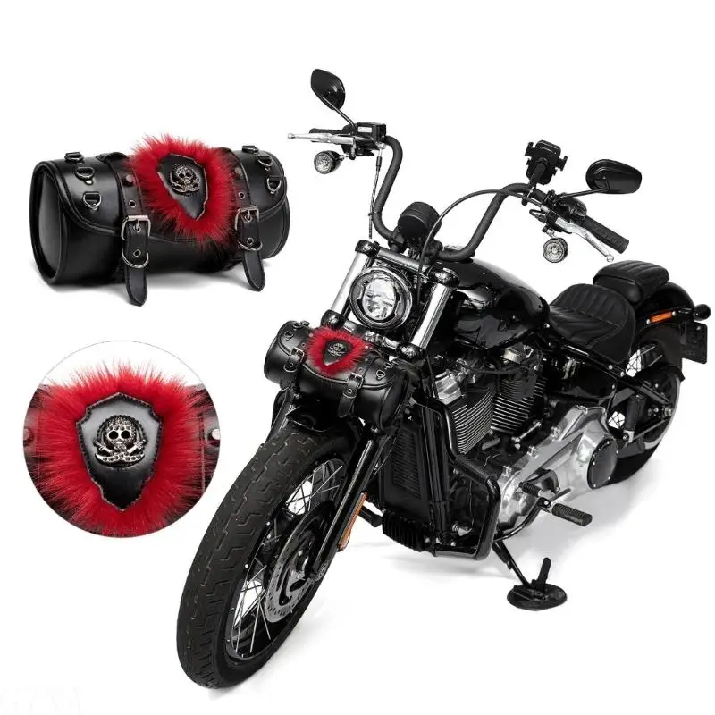 G7NA Robuste, wasserdichte Motorrad-Gabeltasche, Organizer-Tasche, großes Fassungsvermögen, geeignet für tägliche – Detail 7
