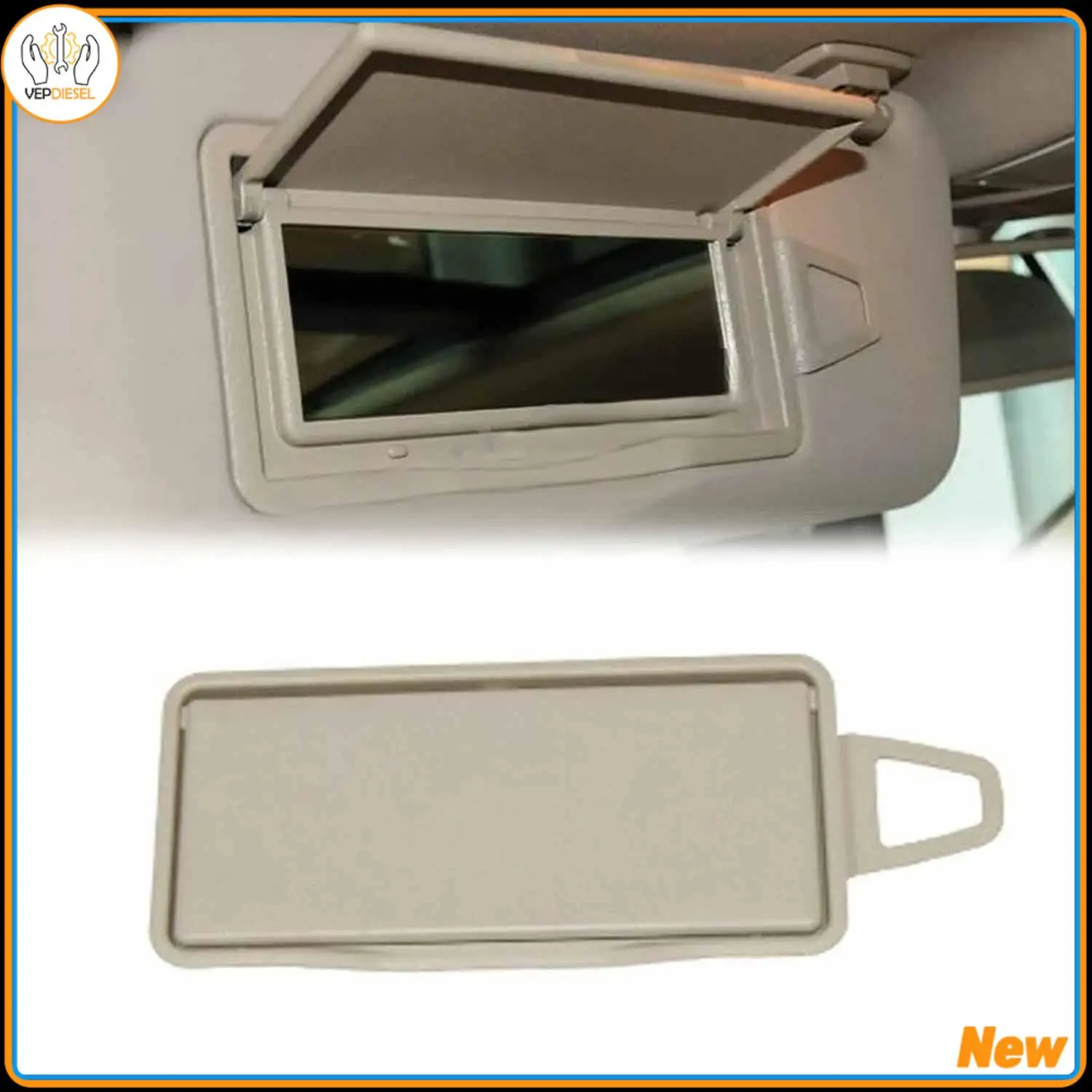 

Left Side Car Sun Visor Mirror Frame Cover For Benz W212 E Class 2009-2014 W218 CLS 2011-2017 Car Interior Accessories Beige New