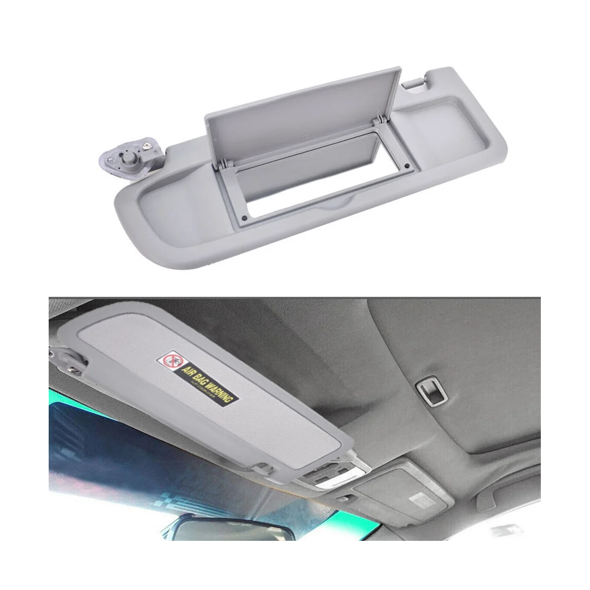 

83280--A01ZC Left Driver Sun Visor Light Grey for 2006-2011 Car Sunshade