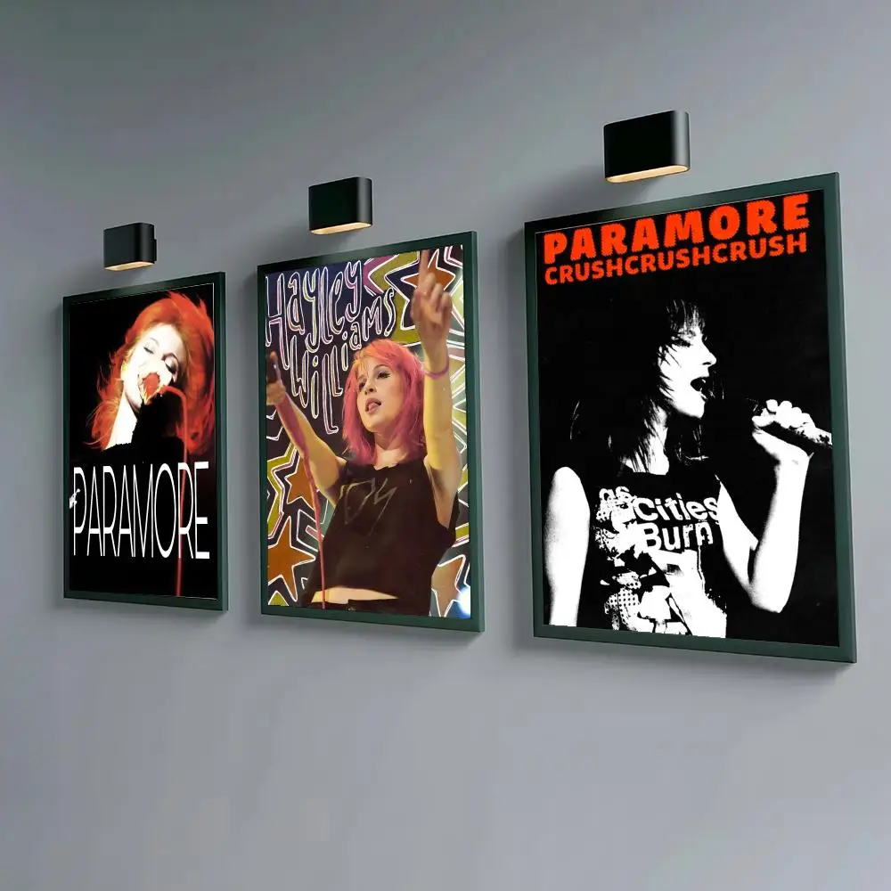 Rock Band P-Paramore Poster Waterproof Peel & Stick Wall Sticker Self Adhesive Art Decor For Living Room Bedroom