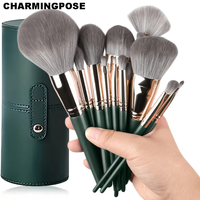 14PCS Makeup Brushes Set Soft Fluffy Professional Cosmetic Brushes for Foundation Powder Eyeshadow Blending, Complete Beauty