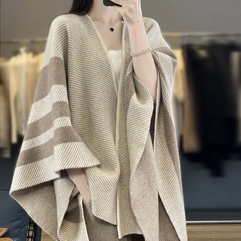 

2025 Wool Luxury Brands Classic England Style Women Scarf Fashion Stripe Plaid Scarves Tassel Shawls Pashmina Lady Wrap Wh204