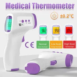 Medical Digital Thermometer Non Contact Infrared Body Temperature Device Fever Measure Tool for Baby Adults Fever Monitor