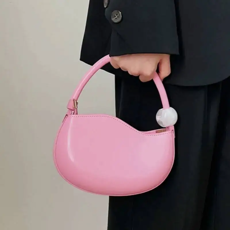 กระเป๋าถือทรงท็อปแฮนด์ ดีไซน์เรียบง่าย สไตล์ Y2K เข้าได้กับทุกชุด แฟชั่นสวยหวาน กระเป๋าถือและกระเป๋าสะพายข้างสำหรับผู้หญิง ดีไซน์เรียบหรู ทันสมัย