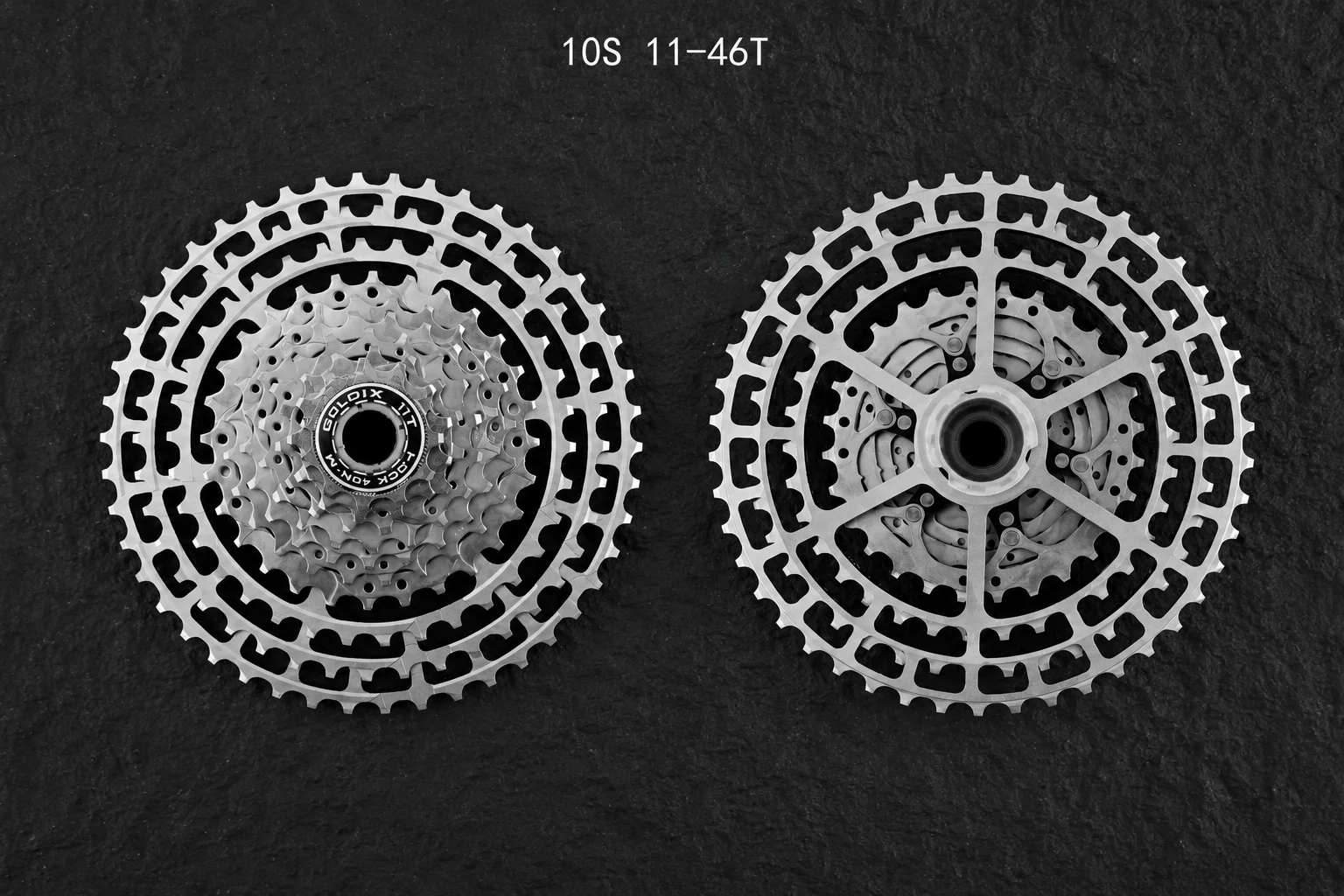 GOLDIX 10/11/12-fach MTB-Kassette 46T 50T 52T HG-kompatibel Ultraleichtes Split-Mountainbike-Kettenrad für XC-Radfahren – Detail 8