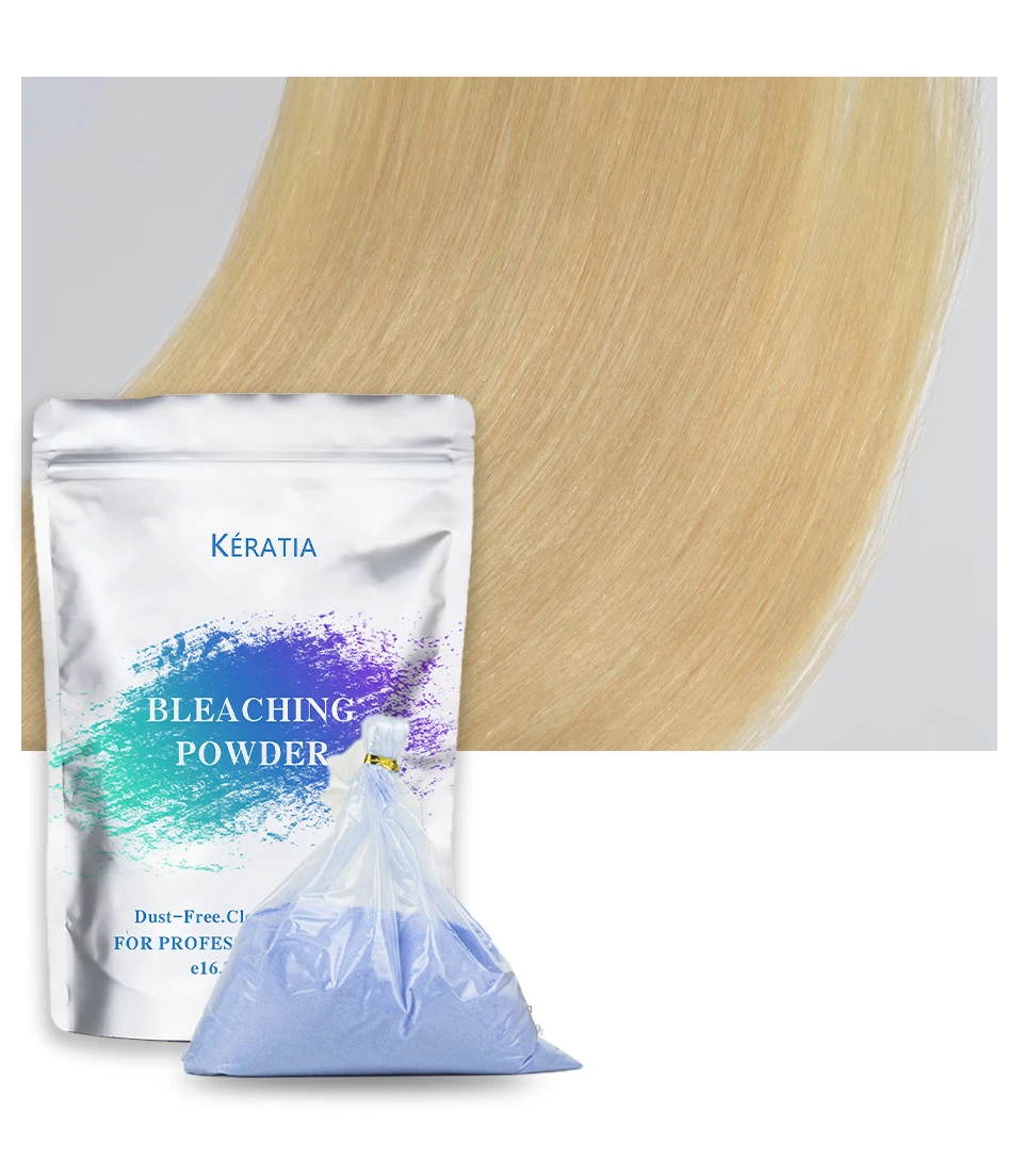 Salon Professional Strong Fade Dust Free Blue Hair Bleaching Powder for Hair Color Dye Lightener