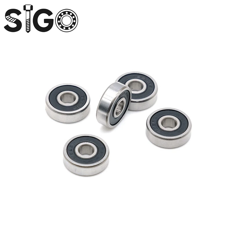 10PCS 695RS Bearing 5x13x4 Mm ABEC-7 Hobby Electric RC Car Truck Ball Bearings 695-2RS 695 RS 2RS Black Sealed