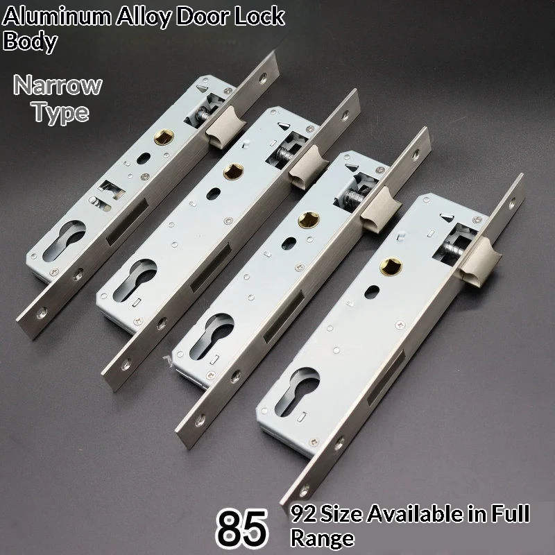 1PCS 85/92 Series Universal Broken Bridge Aluminum Lock Body Lock Core Plastic Steel Door And Window Handle Lock Hardware