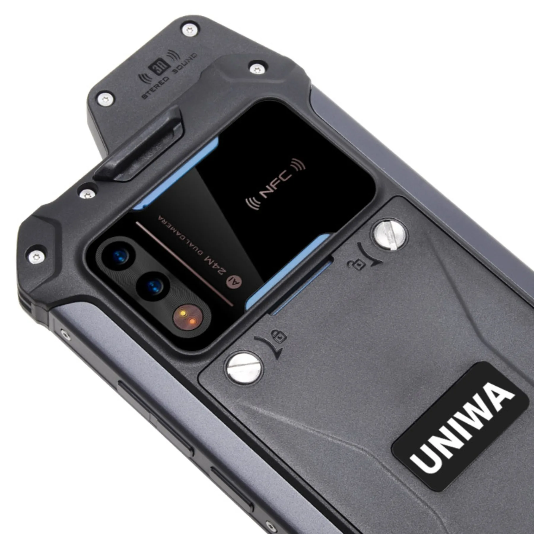 UNIWA W888 ATEX Explosion Rugged 4G Smartphone IP68 24MP Andriod 11 4GB+64GB Octa Core 6.3“ HD Screen 4400mAh PTT  Mobile Phone