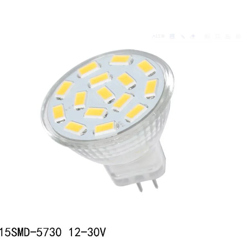 10pcs 12v 24v  MR11 GU4 LED Bulb Spotlight  3000k Natural White 4000k 4500k 6000k Cabinet Corrdior Lamp