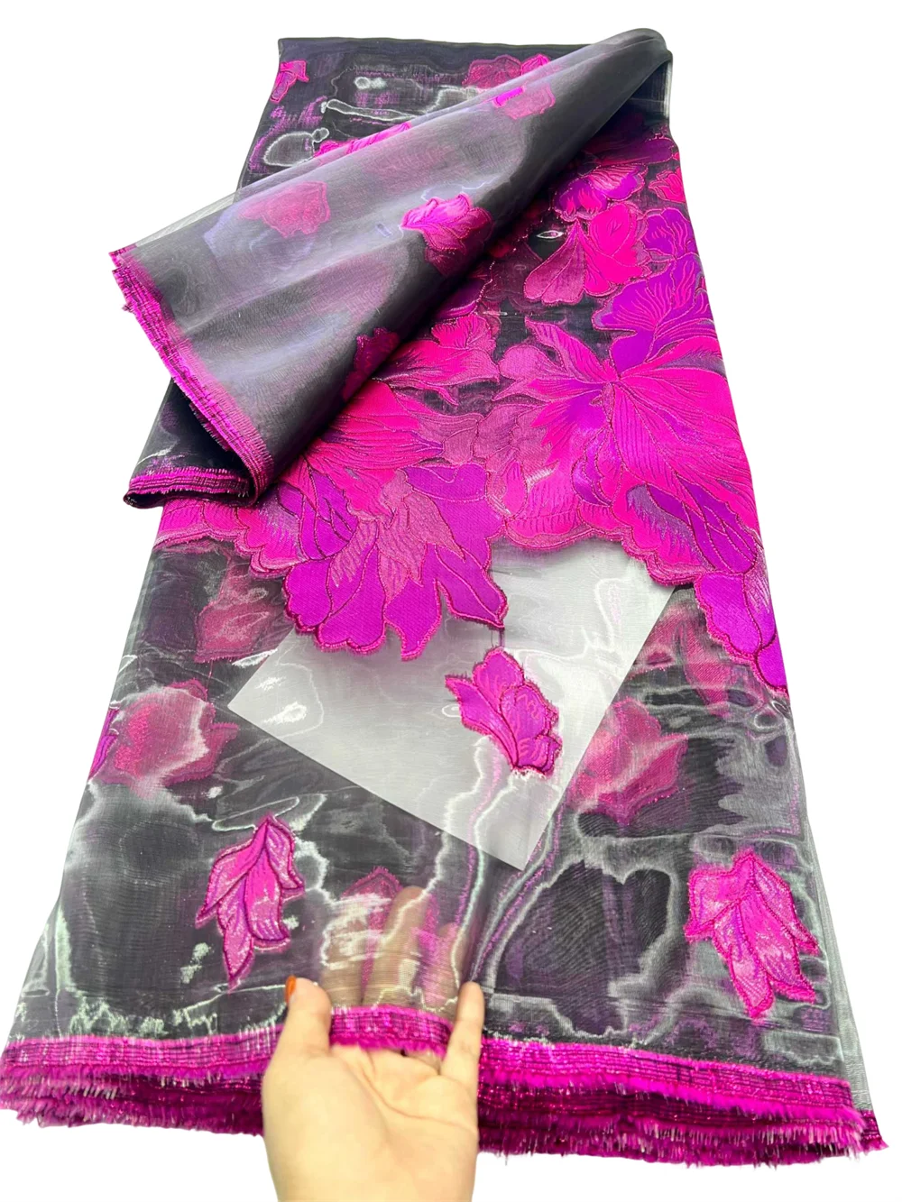 

Новые нигерийские ткани брокат и органза, африканское кружево, высококачественный жаккард для свадебных и праздничных платьев 2026 года