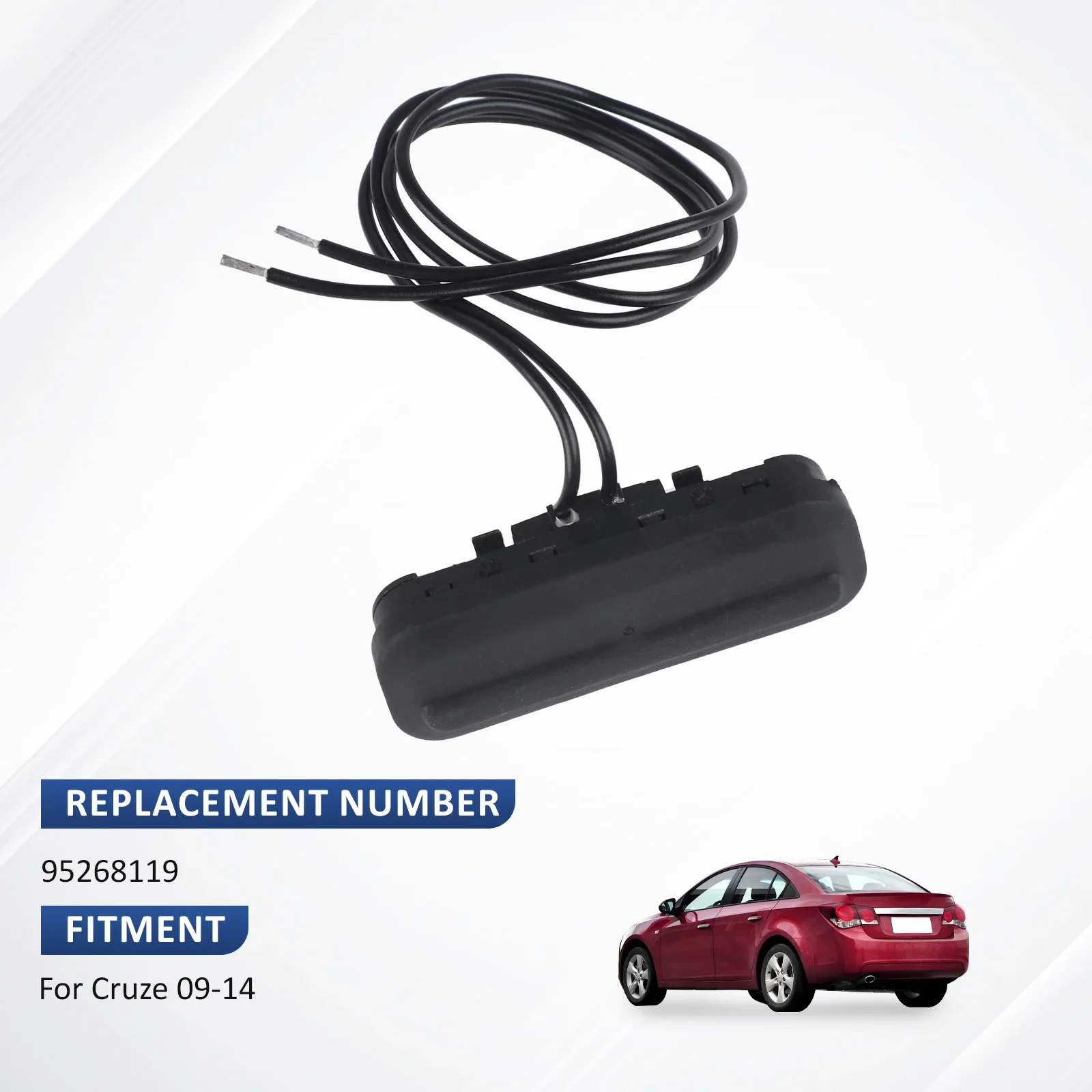 

95268119/95057238/95270497 New Trunk Lid Release Switch Button - for Chevy Chevrolet CRUZE/Orlando Black ABS Repair Replacement