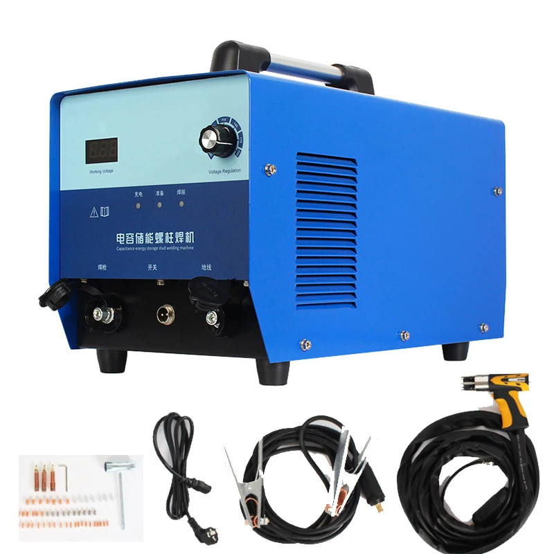 220V 400W Capacitor Energy Storage Welder Stud Spot Machine Bolt Signage Insulation Combo Welding Machine Storage Stud Welder