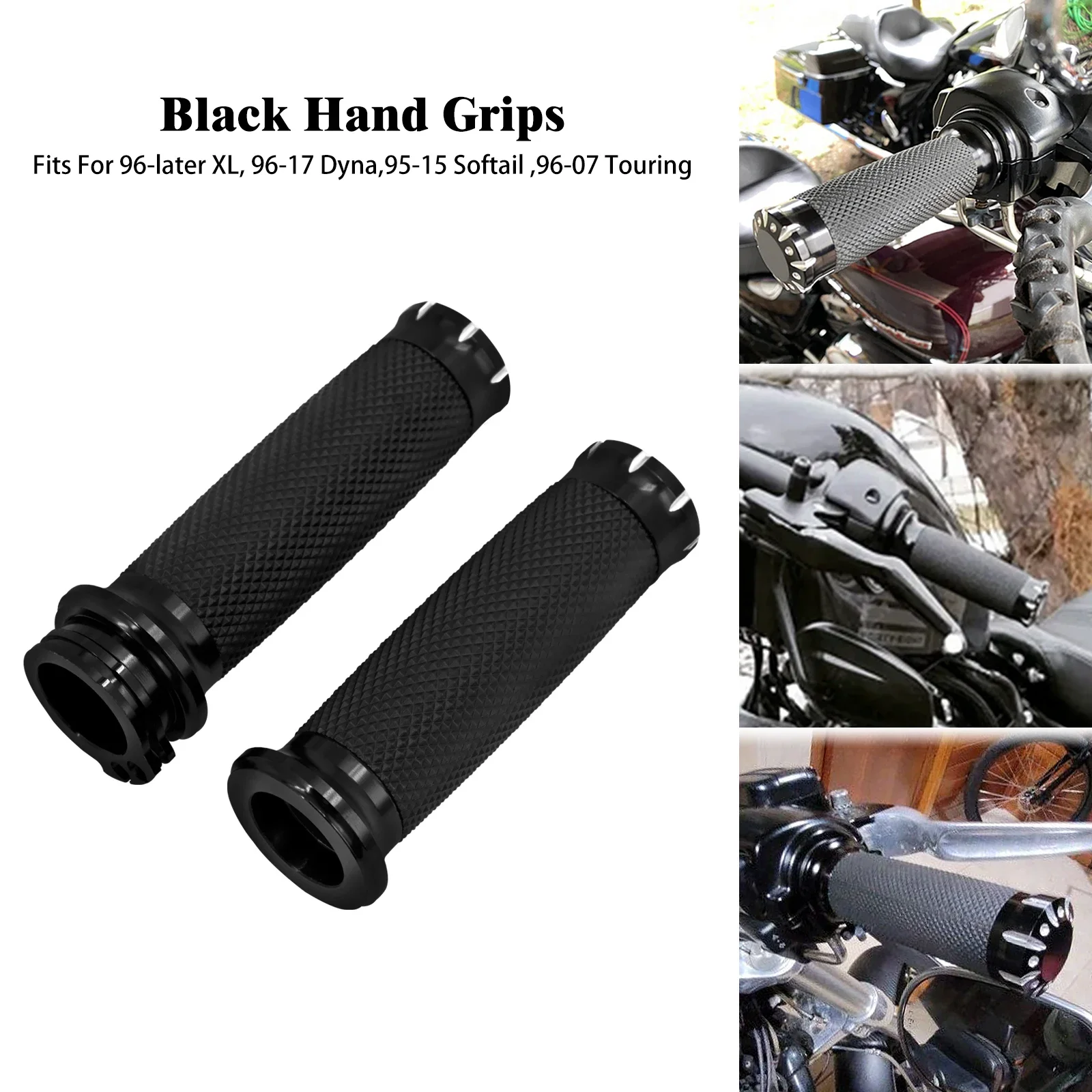 

Motorcycle 1" 25mm Hand Grip Handle Bar CNC Handlebar For Harley Sportster XL 883 1200 Touring Electra Glide Softail Dyna VRSC