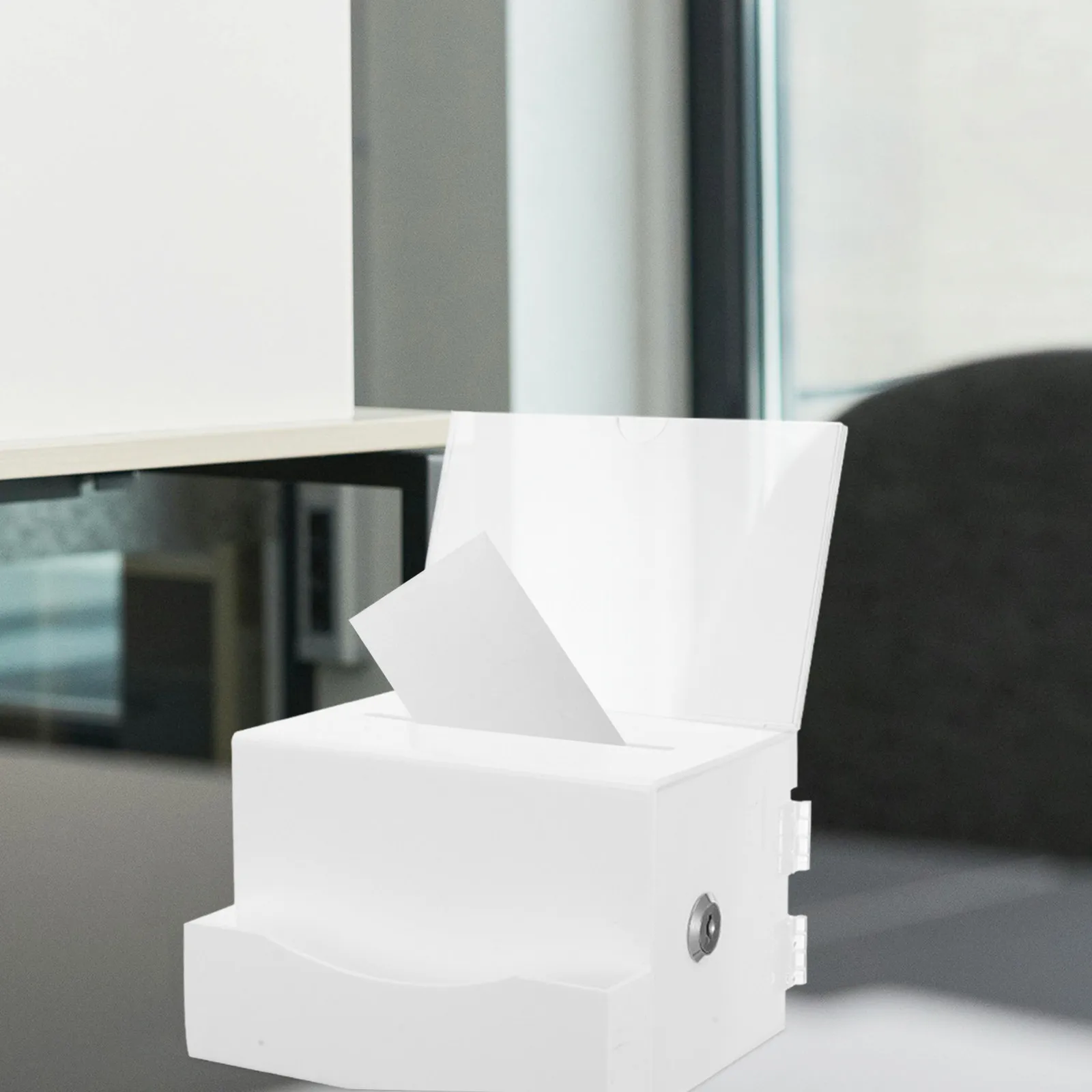 Acrylic Donation Voting Storage Public Ballot Suggestion Complaint Letter Collection Box Letter Post Container