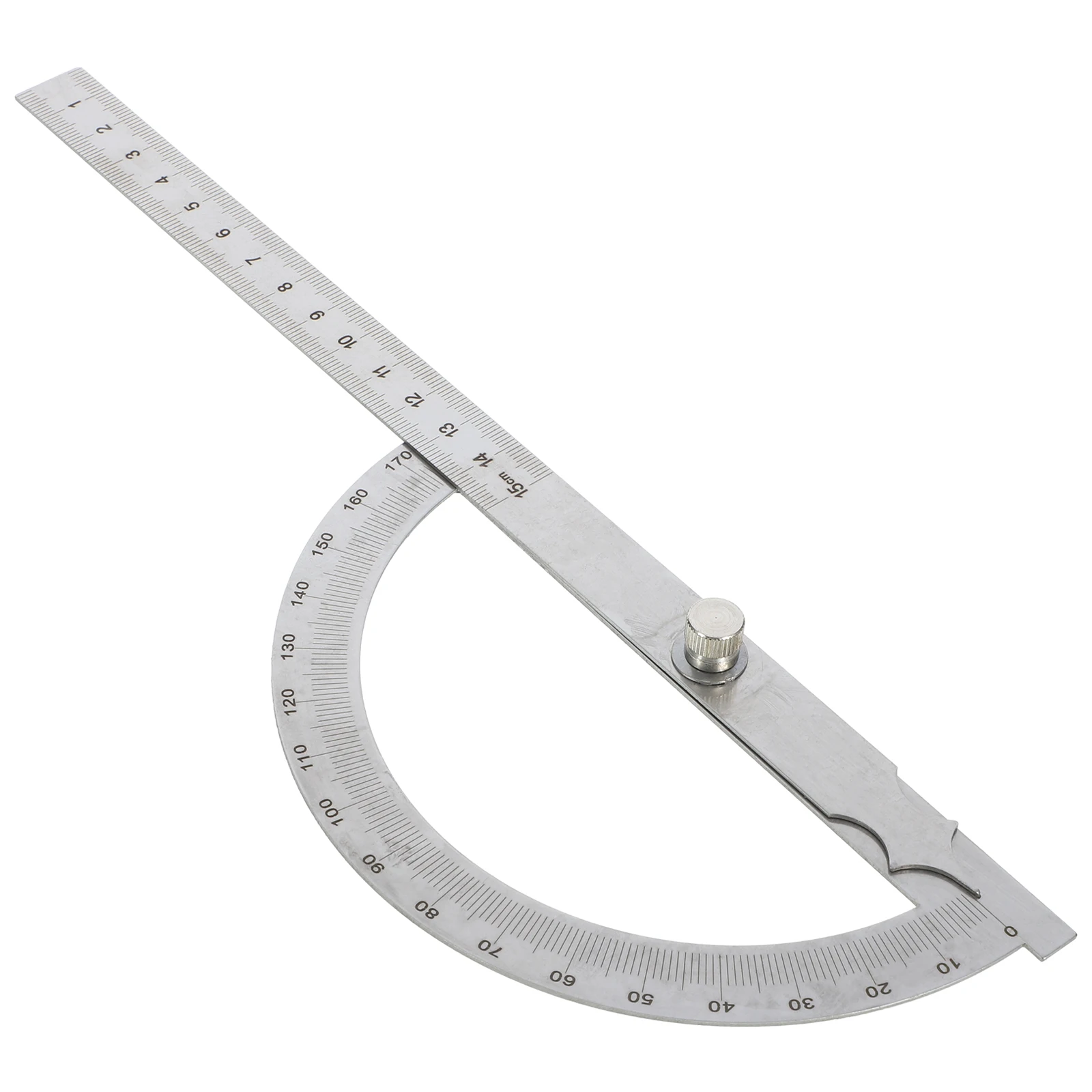 Protractor Ruler 180 Degree Stainless Steel Angle Woodworking Measuring Tool Machinist Engineer Ruler 150mm Protractors