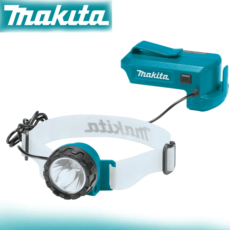 Makita DML800 18V LXT Lithium‑Ion LED Cordless Headlamp Rechargeable High Power High Luminance Indoor Outdoor Floodlight