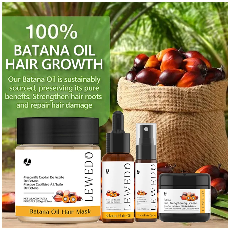 

100% натуральное масло для ухода за волосами Batana, спрей для утолщения волос, маска для волос, кондиционер-масло Batana, натуральное питание, укрепление корней волос, для более здоровых волос
