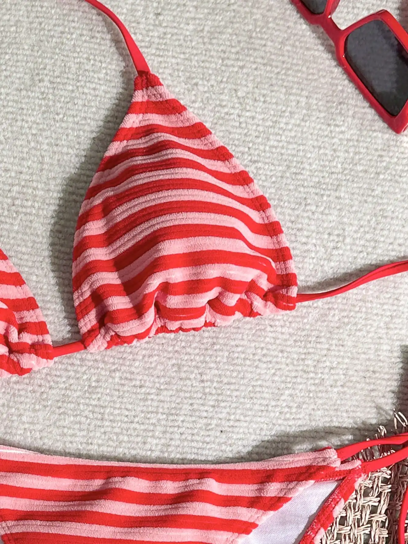 

Women Striped Bikini Set For Beach Vacation Summer